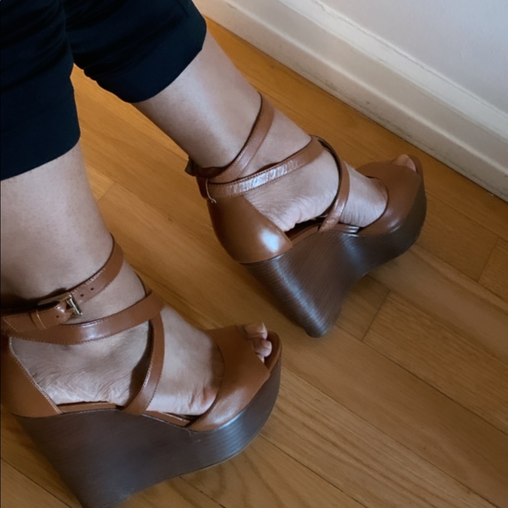Michael Kors High Heel Platform Wedge Sandal